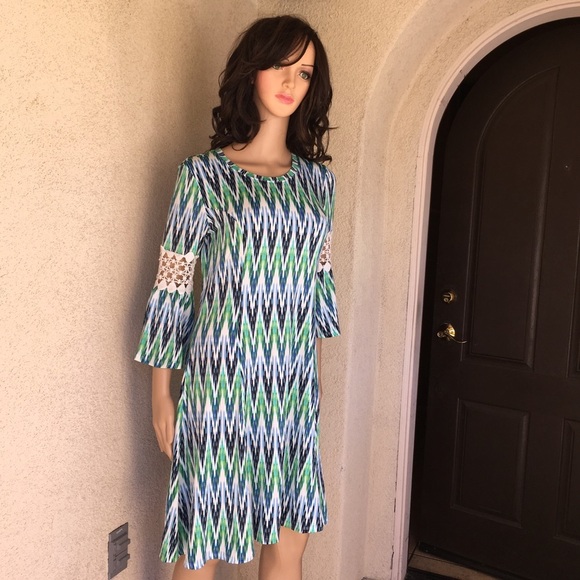 NWT Ny Collection multicolored Women’s drees Sz PS - Picture 5 of 8